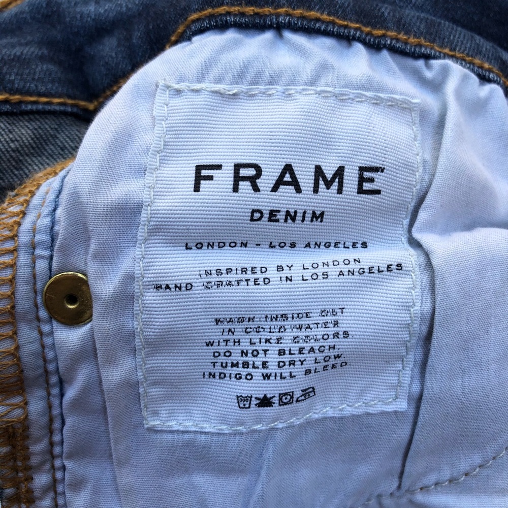 Frame Denim Jeans Le Skinny the Jeanne Sz 25 - Picture 3 of 11